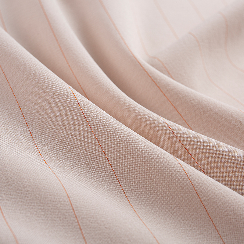 Lurex Rayon Vertical Stripe Fabric