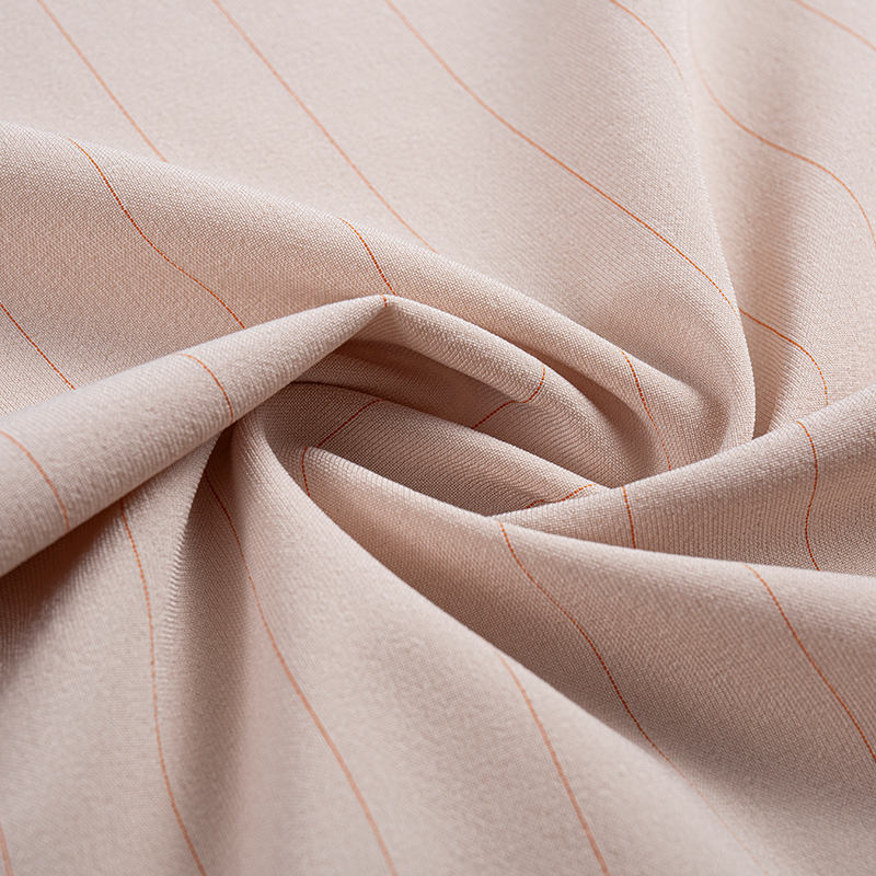 Lurex Rayon Vertical Stripe Fabric