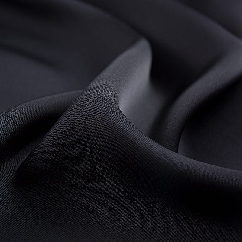 Imitation Acetate Weft Stretch Double-Sided Satin Fabric