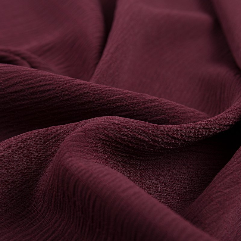 Wave-patterned fabric