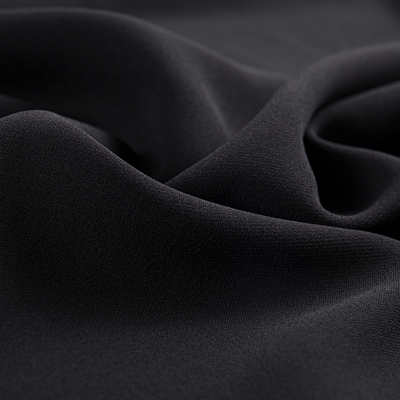 Imitation Acetate Linen-Feel Double-Layer Fabric