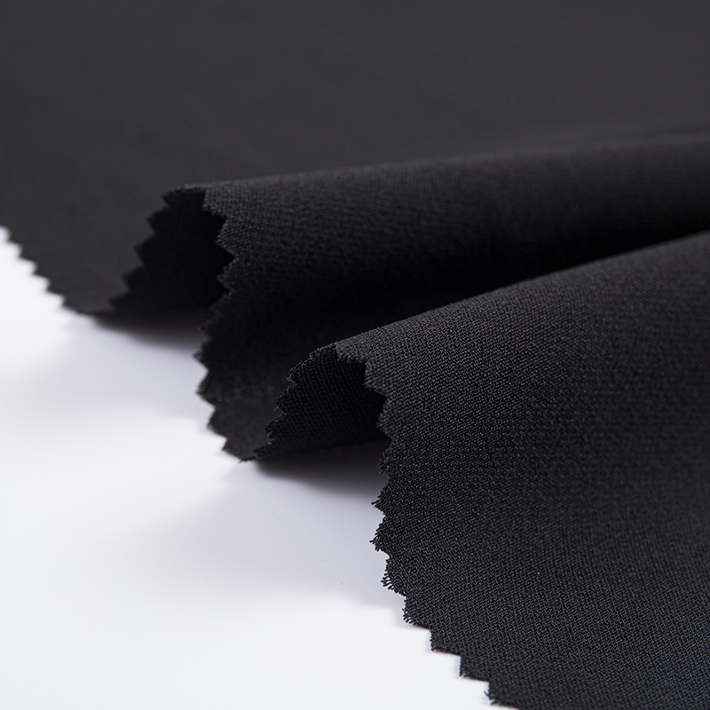 Imitation Acetate Linen-Feel Double-Layer Fabric