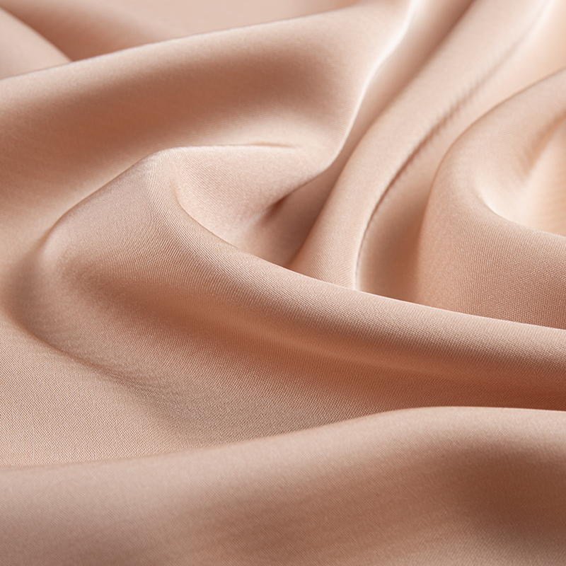 Weft Stretch Horizontal Stripe Satin Fabric