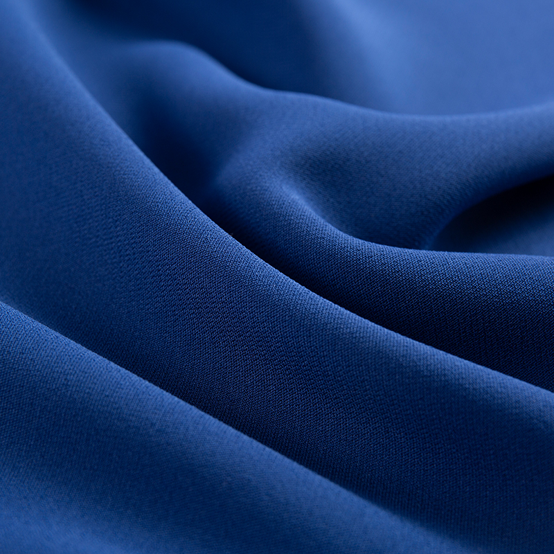 Thin Imitation Acetate Linen-Feel Double-Layer Fabric