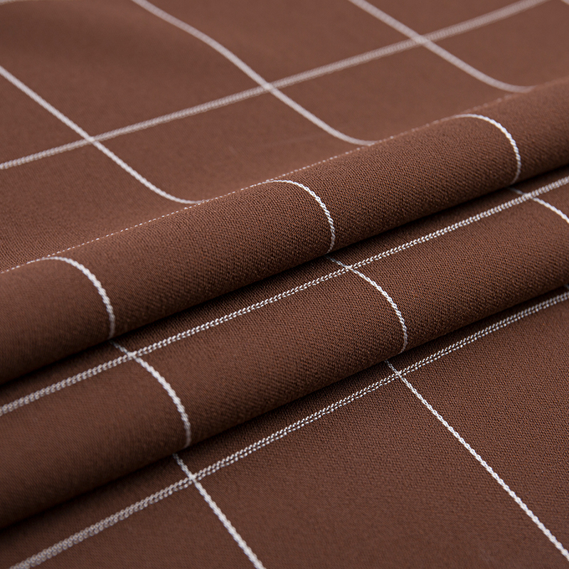 CEY Rayon Grid Fabric