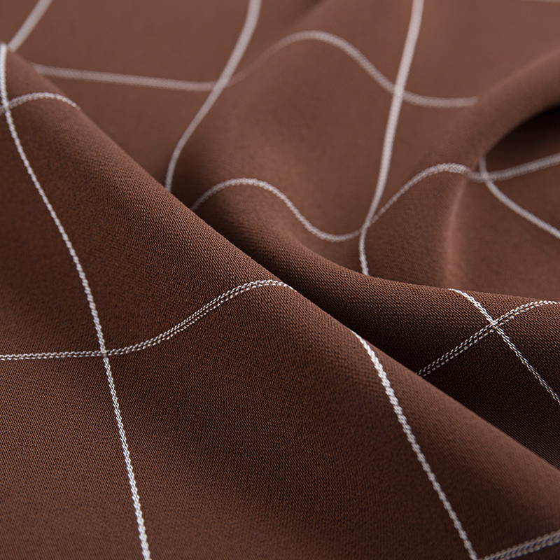 CEY Rayon Grid Fabric