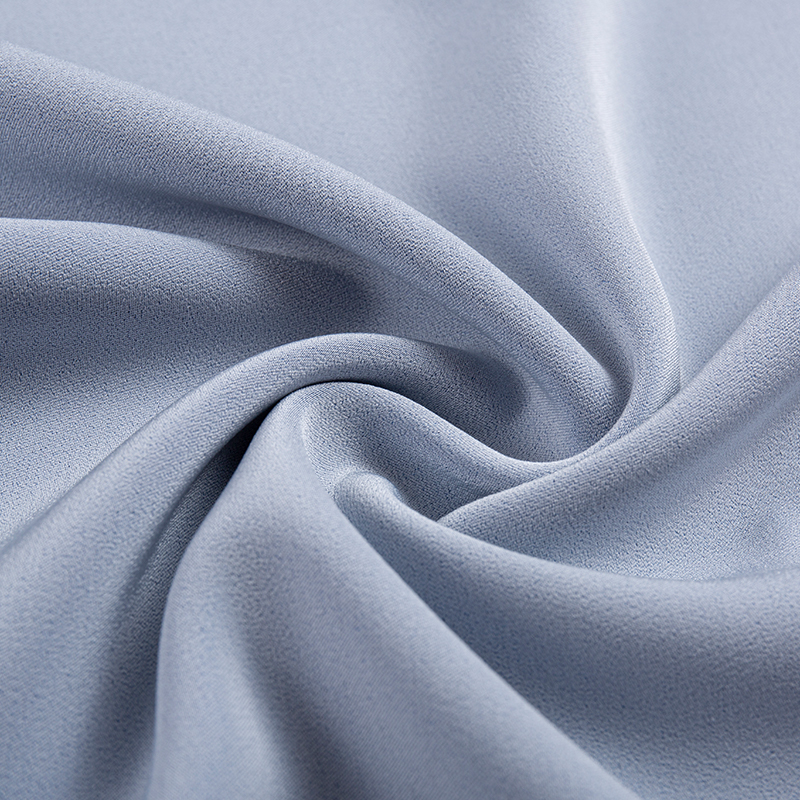 Cationic Imitation Acetate Double-Sided Satin Four-Way Stretch Fabric